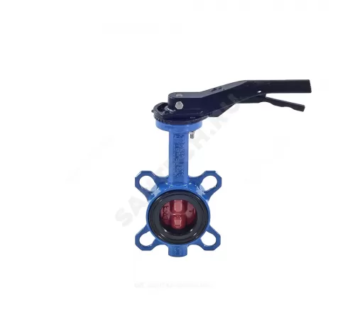 Затвор дисковый поворотный чугун VPI4448-02EP Ду 80 Ру16 межфл с рукояткой диск чугун манжета EPDM Tecofi VPI4448-02EP0080