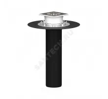 Воронка кровельная с вертикальным выпуском PP Дн 110 с трапом, прижимным фланцем из нержавеющей стали Татполимер ТП-03.100/6