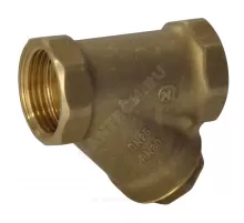 Фильтр магнитный сетчатый Y-образный латунь Ду 40 Ру30 1 1/2" ВР R74M с пробкой Giacomini R74MY007