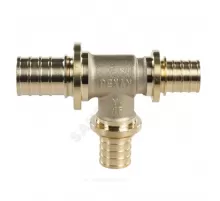 Тройник для PE-X труб аксиальный латунь Дн 40х32х32 переходной MX Рехау 11080921001