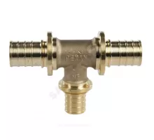 Тройник для PE-X труб аксиальный латунь Дн 40х32х40 переходной MX Рехау 11080691001