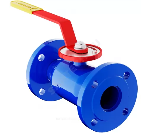 Кран шаровой балансировочный ручной сталь 11с67п 12ЦрФ.00.1 Ду 32 Ру40 фл Kvs=20.49м3/ч полнопроходной без ниппелей Маршал 12ЦрФ.00.1.040.032