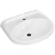 Умывальник подвесной Браво 50 1 отверстие под смеситель по центру белый Лобненский стройфарфор 10/1/5/1-16