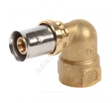 Угольник для МП/PE-X труб латунь пресс Дн 63х2 1/2"х90гр ВР RM129 Giacomini RM129Y098