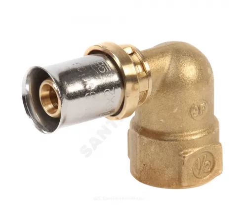 Угольник для МП/PE-X труб латунь пресс Дн 63х2 1/2"х90гр ВР RM129 Giacomini RM129Y098