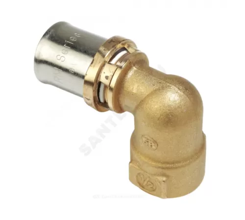 Угольник для МП/PE-X труб латунь пресс Дн 63х2 1/2"х90гр ВР RM129 Giacomini RM129Y098