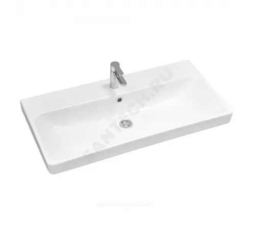 Умывальник мебельный Адриана 90 1 отверстие под смеситель по центру Santek 1.WH50.1.629