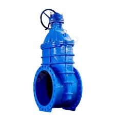 Задвижка чугун 30ч539р 1020RA аналог МЗВ обрезиненный клин EPDM c гайкой Ду .700 Ру10/16 фл с редуктором Benarmo