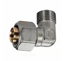 Угольник для МП/PE-X труб латунь обжим Дн 16х1/2"х90гр НР R562AM Giacomini R562MX048