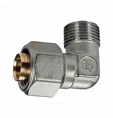 Угольник для МП/PE-X труб латунь обжим Дн 26х3/4"х90гр НР R562AM Giacomini R562MX062