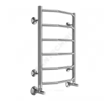 Полотенцесушитель водяной нерж сталь Лесенка (1/2") ВР 400х600мм 6П нижнее подключение Виктория Терминус 4670078530066