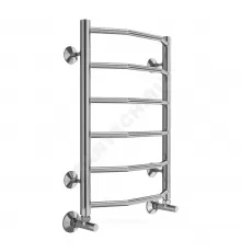 Полотенцесушитель водяной нерж сталь Лесенка (1/2") ВР 400х600мм 6П нижнее подключение Виктория Терминус 4670078530066