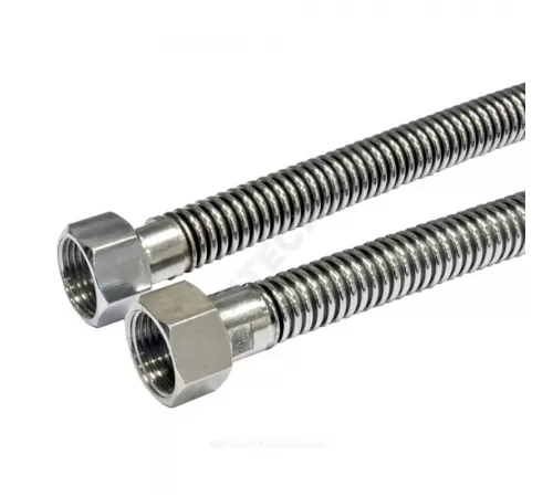 Подводка гибкая для газа сильфонная нержавеющая сталь 3/4" г-г L=1м Tuboflex