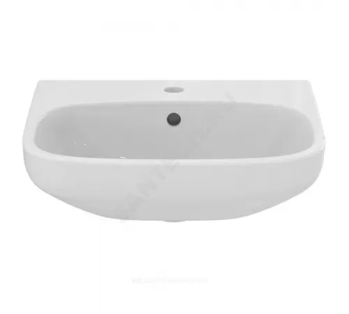 Умывальник подвесной I.life A 50 1 отверстие под смеситель по центру белый Ideal Standard T470701