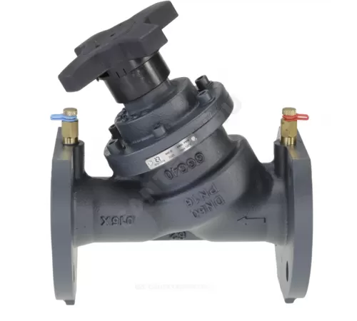 Клапан балансировочный ручной чугун MNF-R Ду 25 Ру16/25 фл Kvs=17.16м3/ч с измерительными ниппелями Ридан 003Z1187R