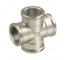 Крест латунь никель Ду 20 (3/4") ВР RTP (РосТурПласт) 25163