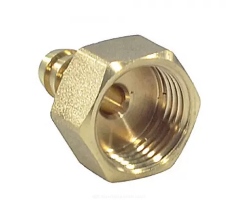 Переходник штуцерный латунь неразъемный для шланга Дн 10х3/8" ВР SantechSystems