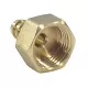 Переходник штуцерный латунь неразъемный для шланга Дн 10х3/8" ВР SantechSystems