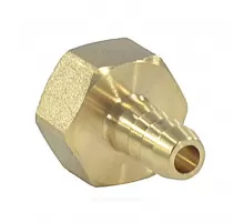 Переходник штуцерный латунь неразъемный для шланга Дн 10х3/8" ВР SantechSystems