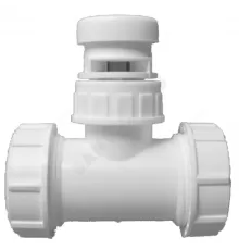 Клапан воздушный канализационный Дн 32x5/4"x1" с Т-образным соединением HL HL 902T/30