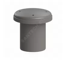 Клапан вакуумный серый Дн 110 Татполимер ТП-900