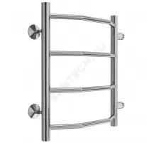 Полотенцесушитель водяной нерж сталь Лесенка (1") НР 400х500мм 4П боковое подключение Виктория Терминус 4670078530042