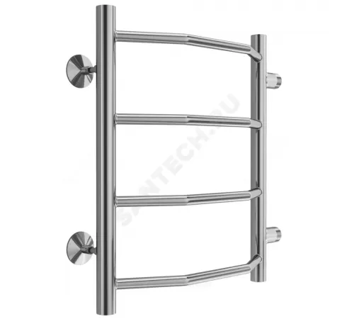 Полотенцесушитель водяной нерж сталь Лесенка (1") НР 400х500мм 4П боковое подключение Виктория Терминус 4670078530042