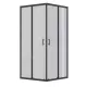 Ограждение душевое Вэлия 800х800х1950 мм без поддона квадратная тонированное стекло Santek 1.WH50.1.796