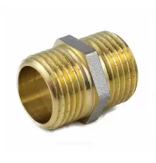 Ниппель латунь никель Ду 50 (2") НР 9022 ГОСТ 32585-2013 Aquasfera 9022-06