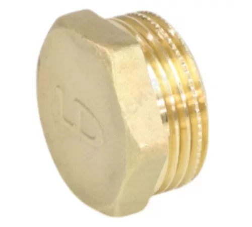 Заглушка латунь Ду 50 (2") НР LD LD.65.505.50