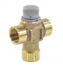 Клапан смесительный термостатический седельный латунь Ду 15 Ру10 1/2" ВР Kvs=1.5м3/ч Tн=30-60C Tmax=85С Icma 90149AD05