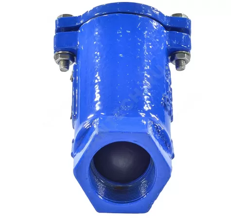 Клапан обратный чугун шаровой Ду 25 Ру16 Тмакс=80 оС ВР шар чугун+EPDM Benarmo