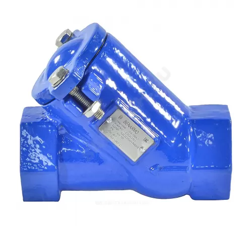 Клапан обратный чугун шаровой Ду 25 Ру16 Тмакс=80 оС ВР шар чугун+EPDM Benarmo