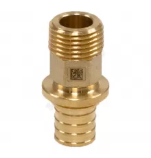 Муфта для PE-X труб аксиальная латунь Дн 16х1" НР MX Рехау 11093131001