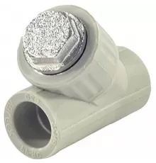 Фильтр PP-R сетчатый серый Дн 20х45гр внутренняя пайка VALFEX 10141020Г