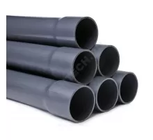 Труба НПВХ 125 SDR17 Дн 110х6,6 Ру16 L=3м серая напорная раструбная под клеевое соединение Aquaviva AQV311066R