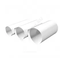 Воздуховод круглый D100 L=500мм пластик Эра 10ВП