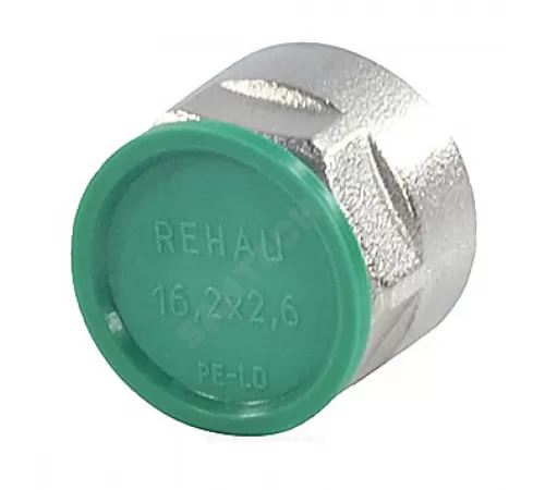 Евроконус для PE-X труб обжим латунь Дн 16,2х2,6х3/4" с накидной гайкой RAUTITAN stabil Rehau 12664521003