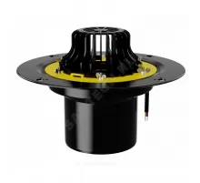 Воронка кровельная VMO с вертикальным выпуском PP Дн 160 с листвоуловителем, обжимным фланцем, электрообогревом Fachmann 01.013