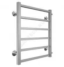 Полотенцесушитель водяной нерж сталь Лесенка (1/2") НР 500х600мм 6П боковое подключение Вега Терминус 4670078530004