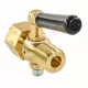 Кран для манометра 3-ходовой латунь Ду 15 Ру25 ВР/НР G1/2" с рукояткой без фланца ЭКОМЕРА КТХ-GF-GM