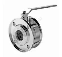 Кран шаровой сталь Стриж Ду 50 Ру16 межфл L=75мм полнопроходной оцинкован LD 050.016.02.Zn