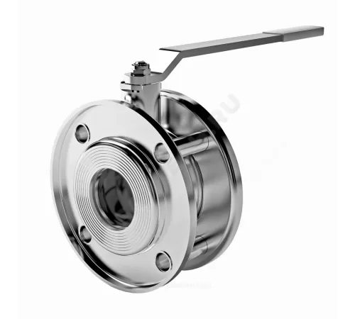 Кран шаровой сталь Стриж Ду 50 Ру16 межфл L=75мм полнопроходной оцинкован LD 050.016.02.Zn