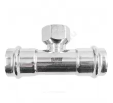 Тройник сталь нерж AISI 304 Дн 22х1/2"х22 пресс/ВР SantechSystems