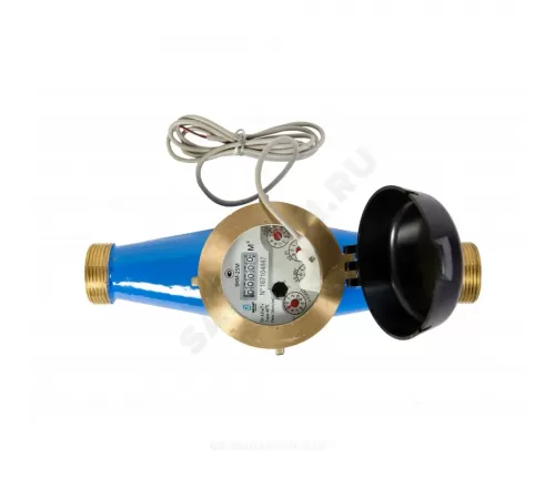 Счётчик х/в крыльчатый многоструйный Ду 25 Ру16 Qn=3,5 м3/ч 40С L=260мм резьба импульсный В/К IP68 ВКМ М ДГ2 Декаст 71-25-09