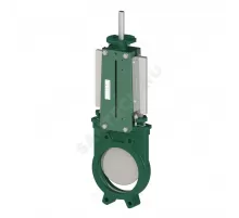 Задвижка шиберная двусторонняя чугун VGB4400-004NI Ду 400 Ру7 межфл под электропривод ISO F10/F14 уплотнение: NBR Tecofi VGB4400-004NI0400