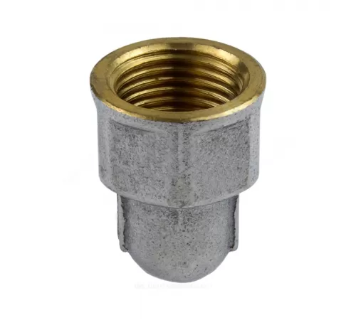 Угольник МП латунь никель пресс Дн 16х1/2"х90гр ВР ГОСТ 32415-2013 8007 Aquasfera 8007-01