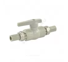 Кран шаровой PP-R полнопроходной серый Дн 20х3/4" VALFEX 20246020Г