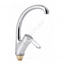 Смеситель для кухонной мойки ручка сбоку одноручный ПЛЮС ПСМ-335-008 Профсан PSM-335-008