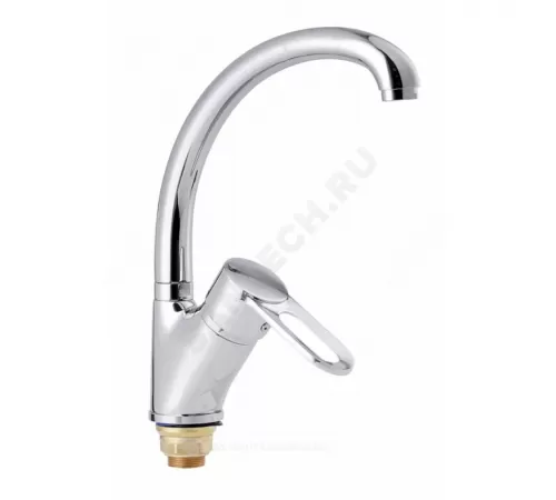 Смеситель для кухонной мойки ручка сбоку одноручный ПЛЮС ПСМ-335-008 Профсан PSM-335-008